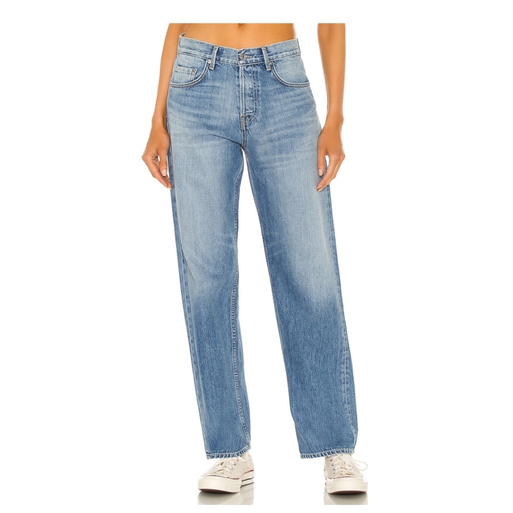 GRLFRND Bella low rise jean boyfriend